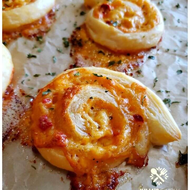 Baked Pimento Cheese Pinwheels Julias Simply Southern