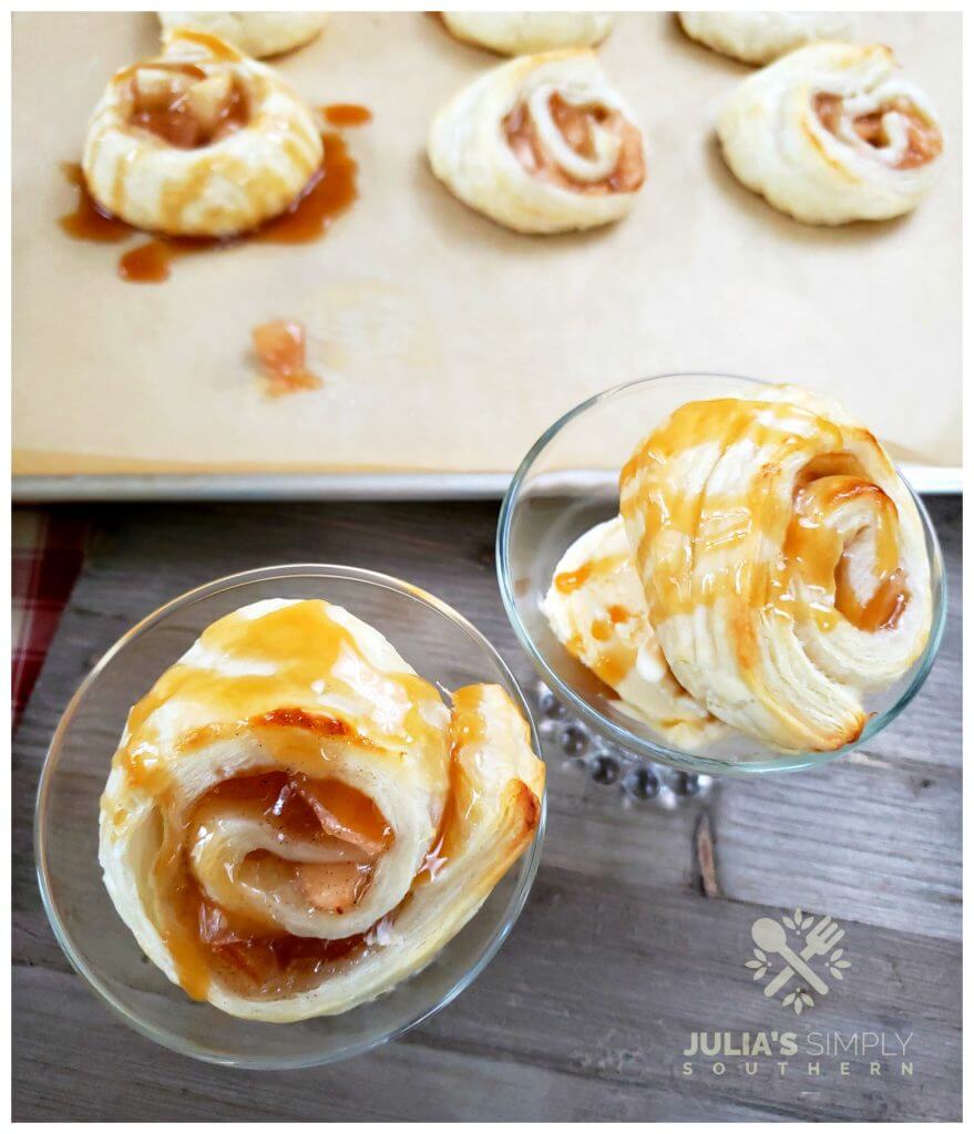 Amazing apple puff pastry dessert recipe