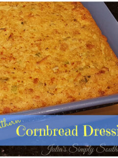Southern Baked Cornbread Dressing