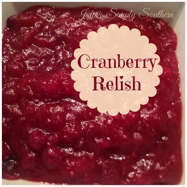 Cranberry Relish Recipe