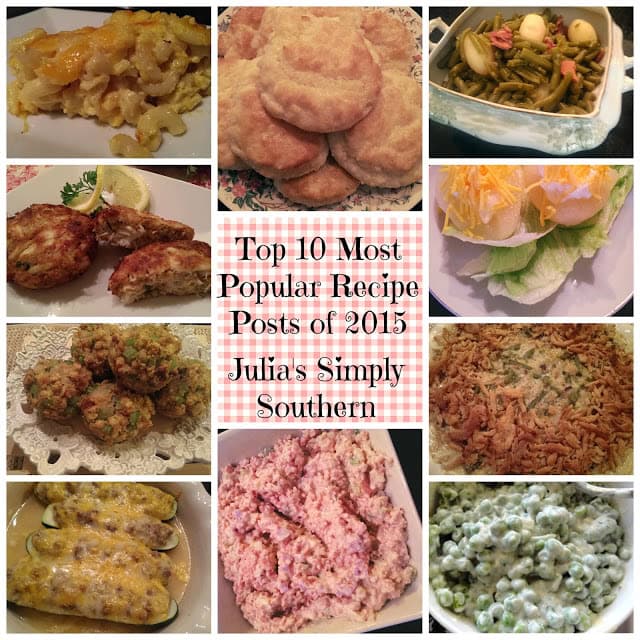 Top 10 Popular Recipes 2015