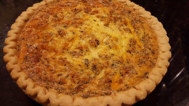 Ham & Cheese Quiche Recipe - Julias Simply Southern