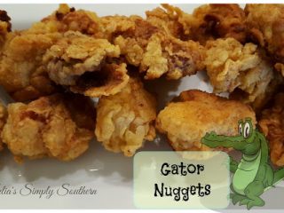 fried alligator