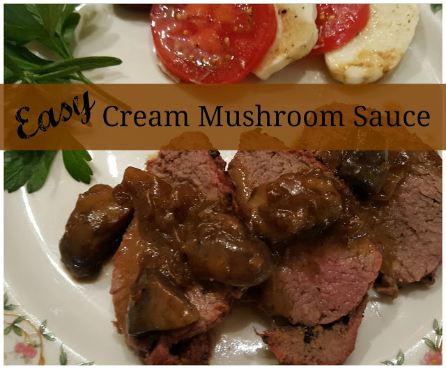 Easy Creamy Mushroom Sauce Recipe