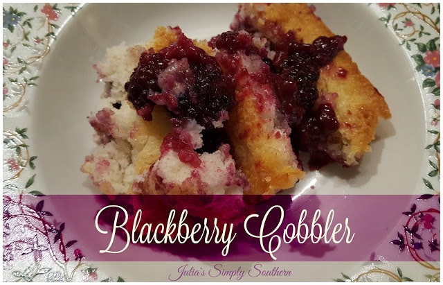 Simple Blackberry Cobbler Recipe