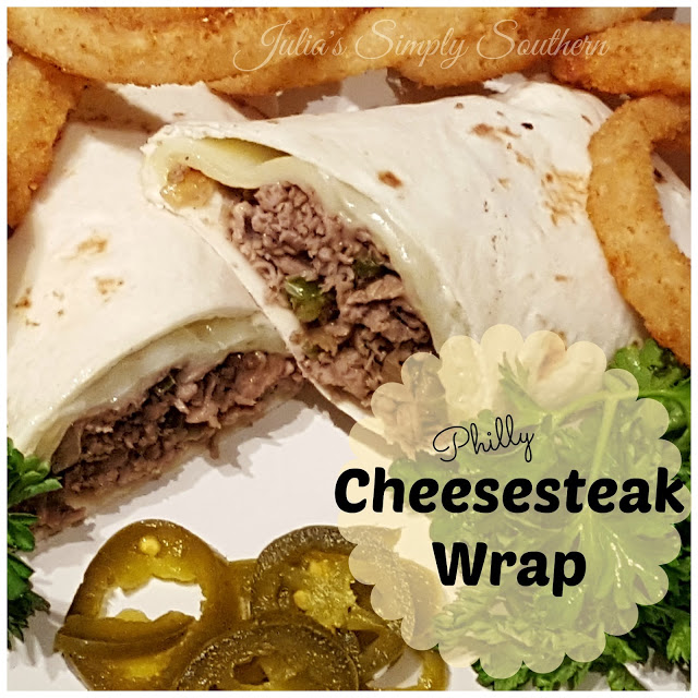 Philly Cheesesteak Wrap Recipe Julias Simply Southern