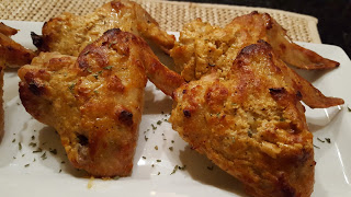 Parmesan baked wings