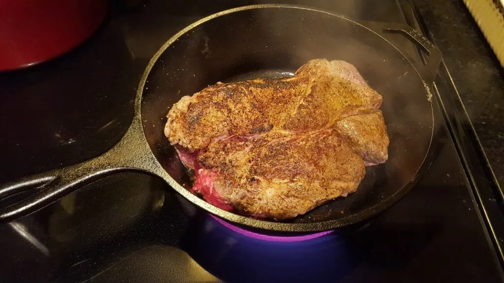Searing the chuck roast ensures amazing flavor