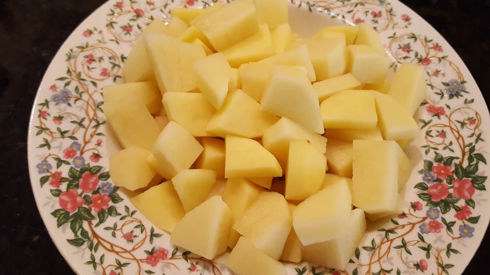 Cubed Russet Potatoes 