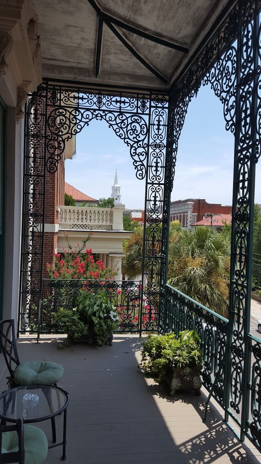 View of Charleston from the veranda of John Rutledge House