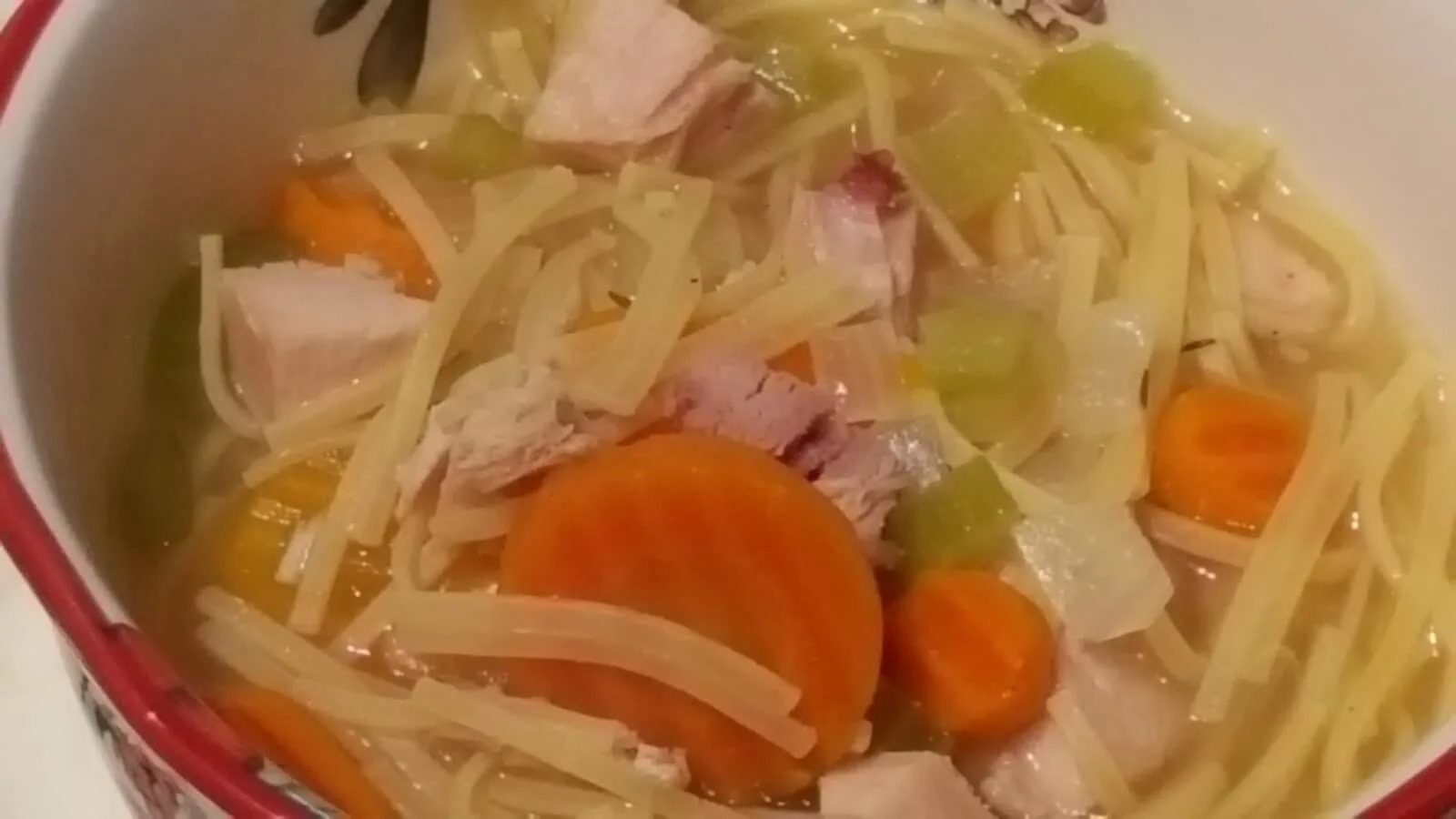 Recipes using Thanksgiving leftovers - Turkey Noodle Soup