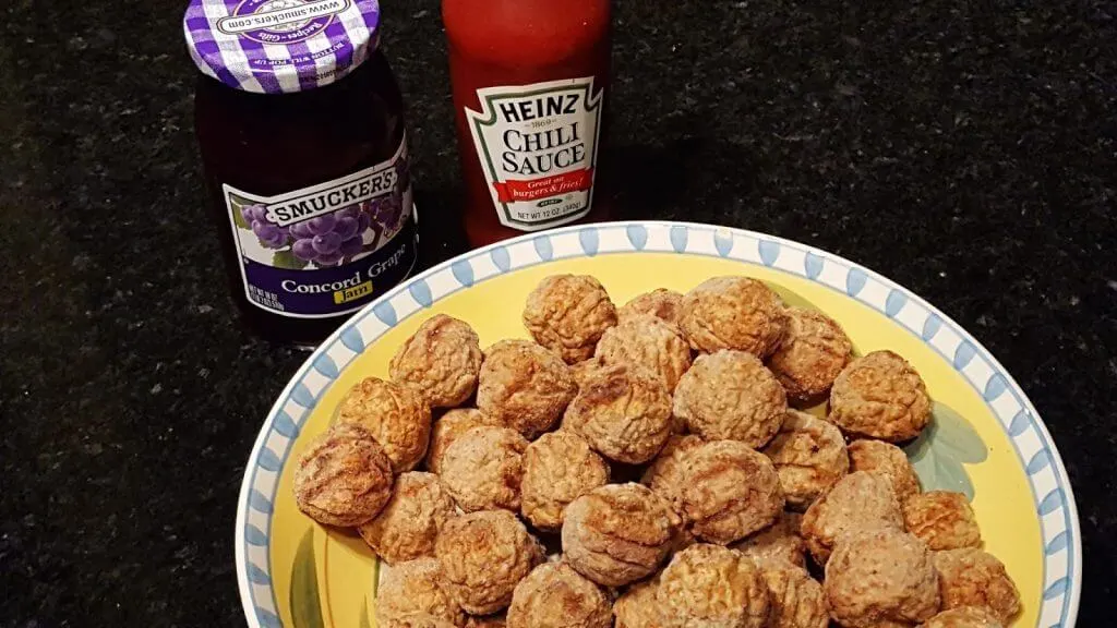 Meatball appetizer recipe ingredients