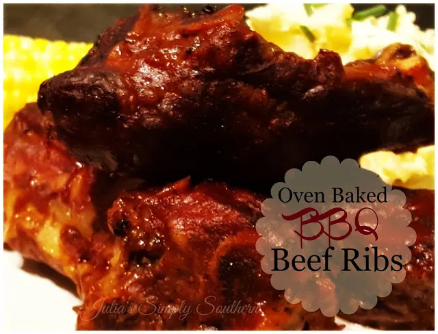 Oven Baked BBQ Beef Ribs