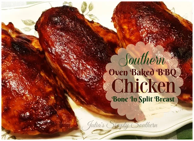 Southern Baked Barbecue Chicken (Bone In Split Breast)