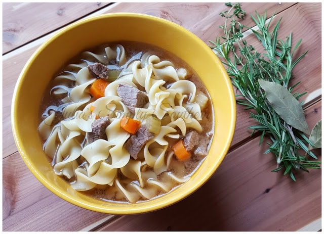 Beefy Noodle Soup Recipe