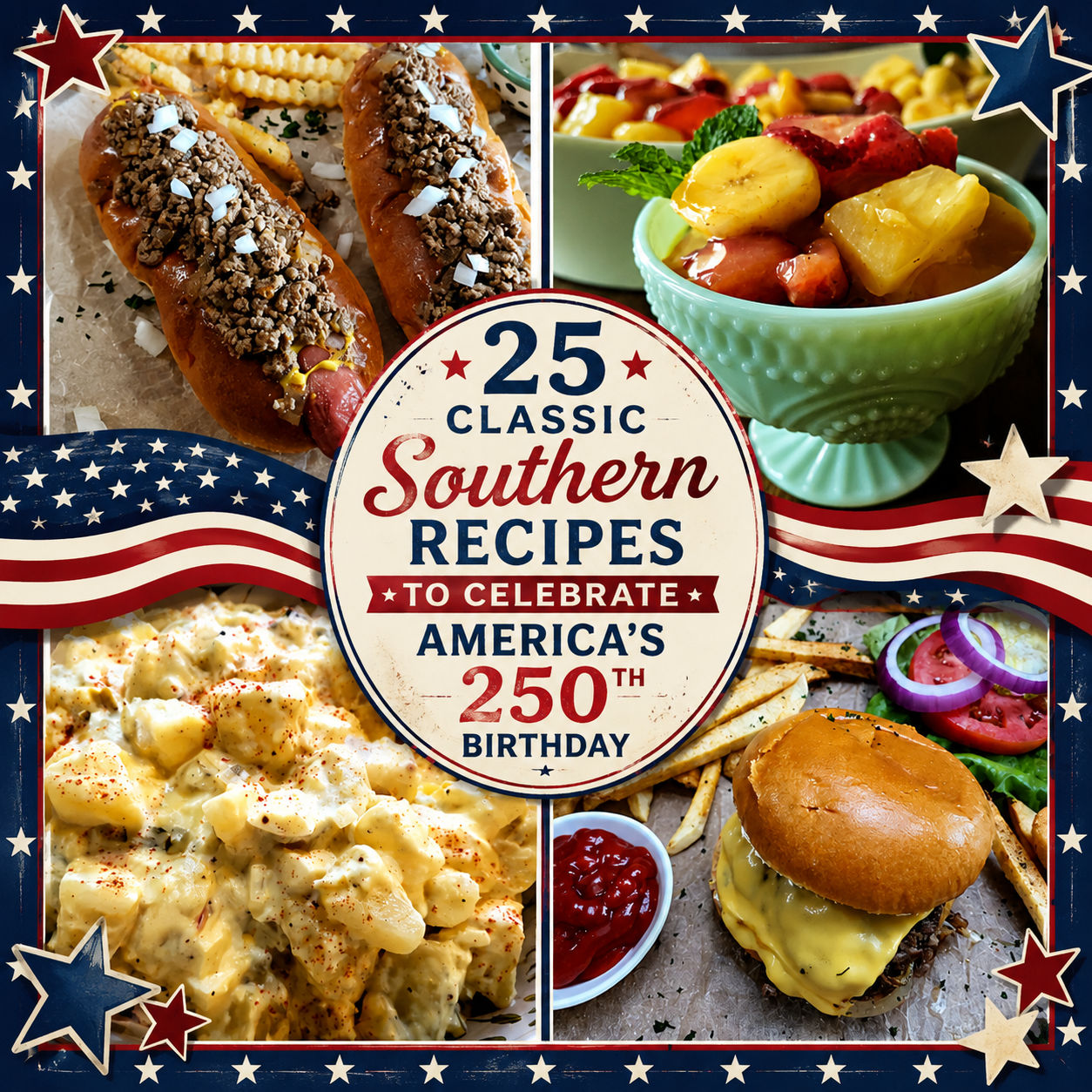 Cover photo: 25 Classic Southern Recipes to Celebrate America's 250th Birthday