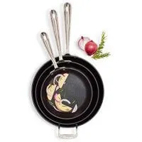 All-Clad HA1 Nonstick Set of 3 Skillets, 8", 10" and 12"
