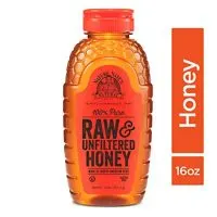 Nature Nate’s 100% Pure Raw & Unfiltered Honey; 16-oz. Squeeze Bottle; Certified Gluten Free and OU Kosher Certified; Enjoy Honey’s Balanced Flavors, Wholesome Benefits and Sweet Natural Goodness