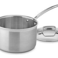 Cuisinart MCP194-20N MultiClad Pro Stainless Steel 4-Quart Saucepan with Cover