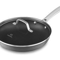 Calphalon 1932339 Classic Nonstick Omelet Fry Pan With Cover, 10 Inch, Grey