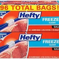 Hefty Slider Gallon Freezer Bags - 1 Gallon