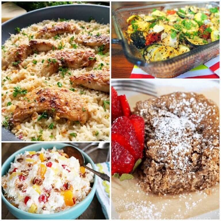 Meal Plan Monday 173 collage of recipes