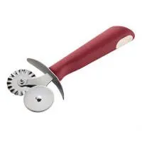 Cake Boss 59403 Stainless Steel Tools and Gadgets Pastry Wheel, Small, Red