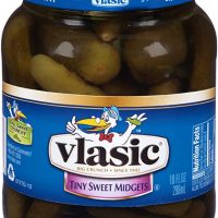 Vlasic Tiny Sweet Midgets Pickles, 10 OZ Jar (Pack of 3, Total of 30 Oz)