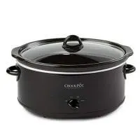 Crock-Pot SCV800-B, 8-Quart Oval Manual Slow Cooker, Black