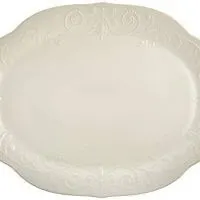 Lenox French Perle Oval Platter, White
