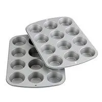 Wilton 2109-6829 Recipe Right Muffin Pan Multipack, 12-Cup (2-Pk.), Assorted