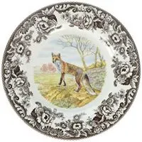 Spode 1607262 Woodland Red Fox Dinner Plate