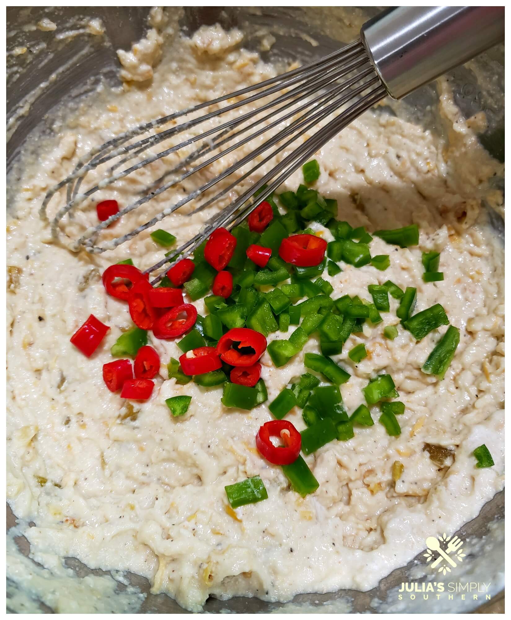 How to make Mexican cornbread with fresh chili peppers