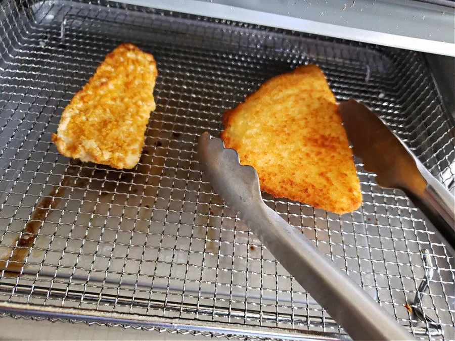 Air Frying frozen fish filets in a Cuisinart air fryer multi cooker