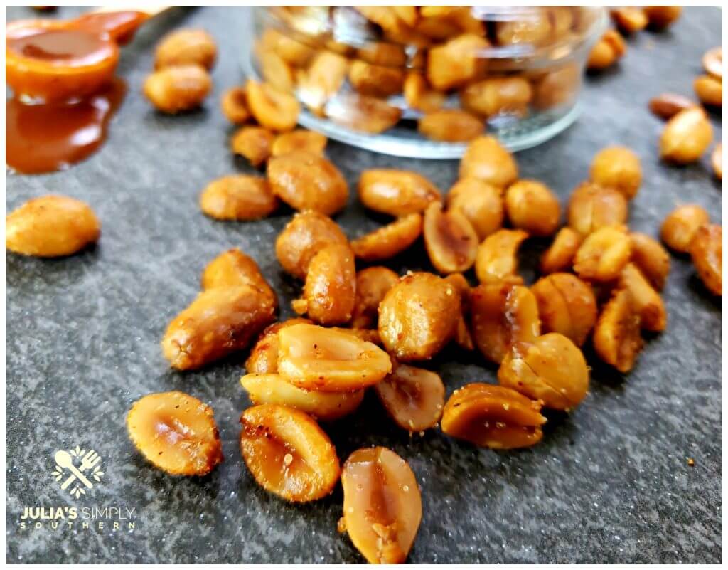 Delicious party nuts appetizer recipe for barbecue peanuts