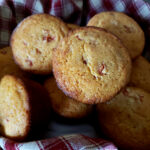 Appalachian Tomato Corn Muffins Recipe in a bread basket