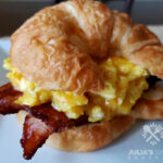 Bacon Egg and Cheese Croissant Sandwiches