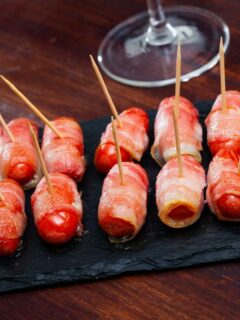 bacon wrapped lil smokies cocktail weenies