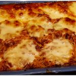 Baked Spaghetti with mozzarella