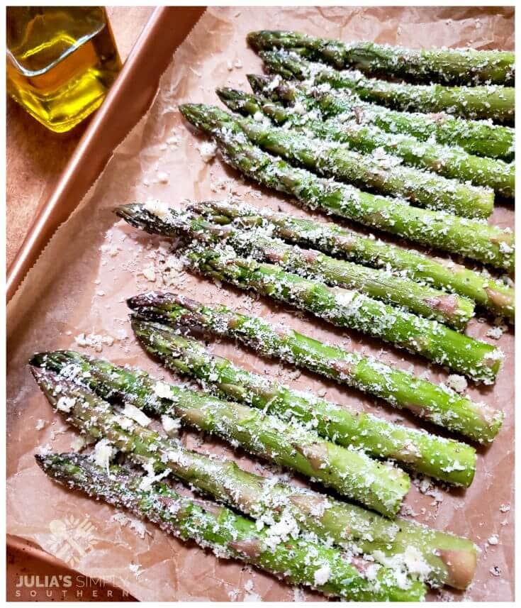 Beautiful and delicious Parmesan Crusted Asparagus Recipe