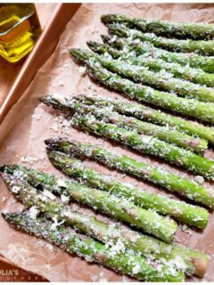 Beautiful and delicious Parmesan Crusted Asparagus Recipe