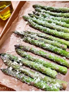 Beautiful and delicious Parmesan Crusted Asparagus Recipe