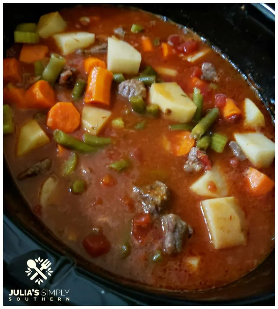 Slow Cooker Beef Stew for Two - Southern Home Express