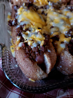 Oven Baked Chili Cheese Hot Dogs Recipe