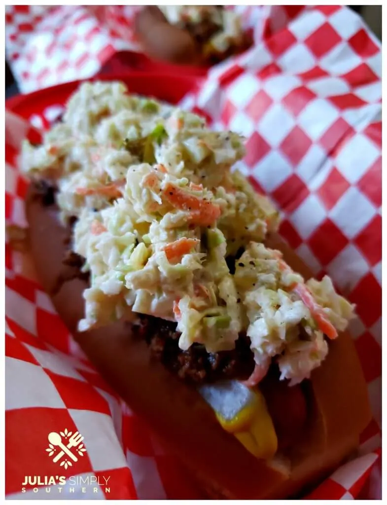 where did slaw dogs originate