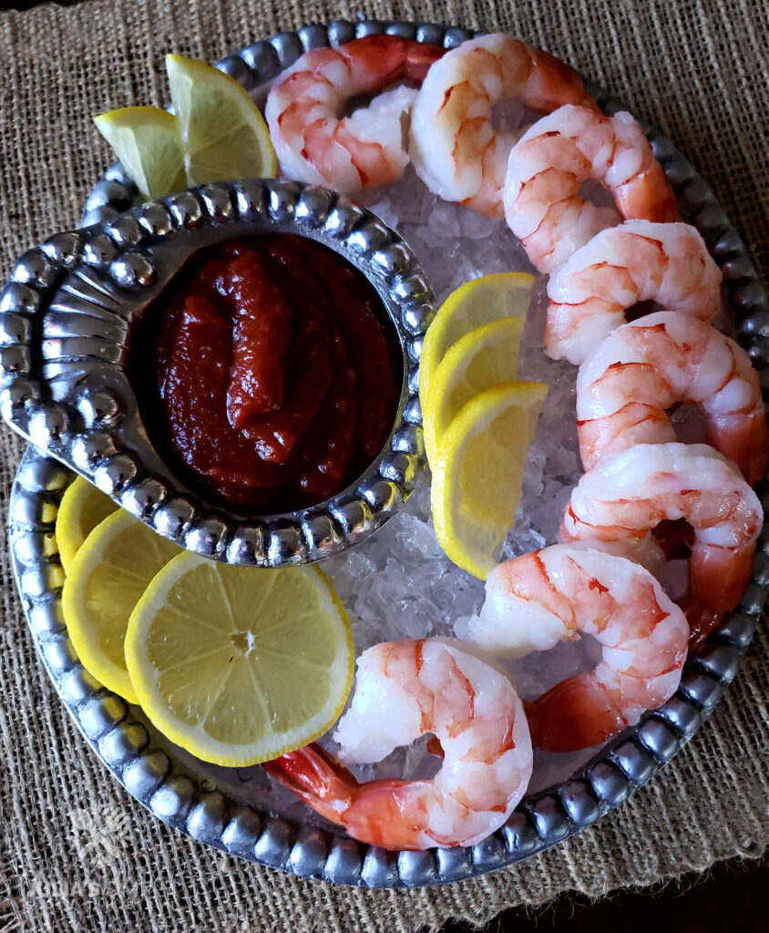 Awesome Cocktail Sauce Recipe - Homemade - Spicy - Shrimp - Prawn - Seafood - Julia's Simply Southern