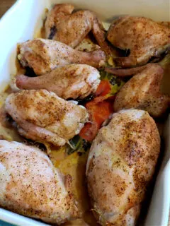 Make Ahead Chicken Recipe for a crowd - easy baked chicken - Southern style