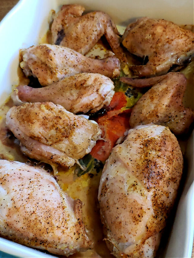Classic Southern Baked Chicken Recipe - Julias Simply Southern - EASY