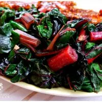 Beautiful swiss chard side dish - recipe and facts about this healthy vegetable