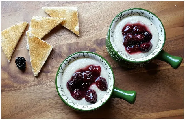 Southern blackberry grits